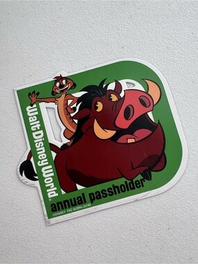 DISNEY | Annual Passholder Pumbaa & Timon Magnet Lion King WDW AP Collectible